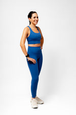 Cargue la imagen en el visor de la galería, Leggings color azul rey