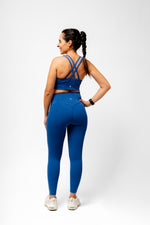 Cargue la imagen en el visor de la galería, Leggings color azul rey