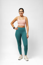 Cargue la imagen en el visor de la galería, Leggings color esmeralda