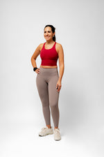 Cargue la imagen en el visor de la galería, Leggings color ostión