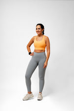 Cargue la imagen en el visor de la galería, Leggings gris perla