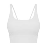 Cargue la imagen en el visor de la galería, Top deportivo blanco dos tirantes