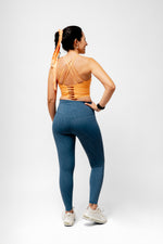 Cargue la imagen en el visor de la galería, Leggings Rayas Azul
