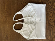 Top deportivo blanco dos tirantes