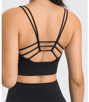 Top negro dos tirantes