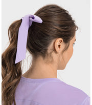 Scrunchies para cabello con listón